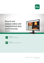 Time-synchronous recording and analysis of videos and process data