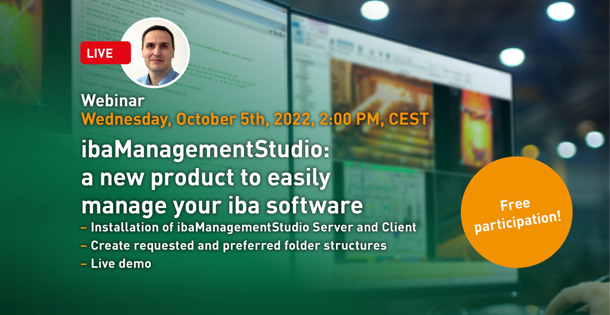 ibaManagementStudio webinar